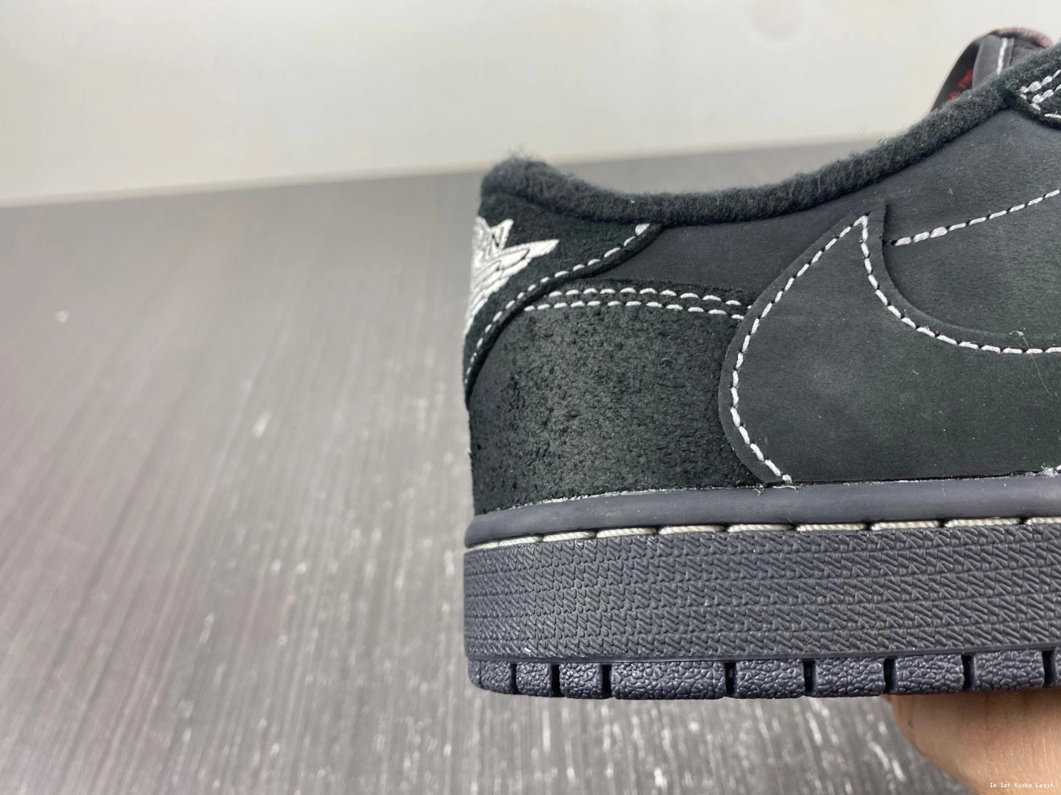 x ravis “Black  Air Phantom” Jordan Low 1 Scott DM7866-001 0921